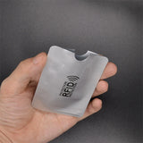 10pcs Aluminum Foil Anti Degaussing Card Cover RFID Shielding Bag