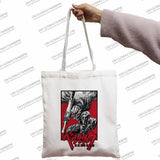 Berserker Armor Anime Canvas Shopper Bag Large Capacity Tote
