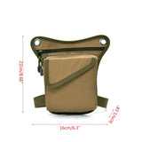 Motorcycle Drop Leg Bag Nylon Waist Thigh Fanny Pack Belt Bum Pouch