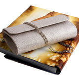THINKTHENDO Evening Shoulder Bag Bridal Clutch Envelope Handbag