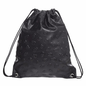 Skull Drawstring Backpack Travel Women Backpacks Shoulder Bag Unisex
