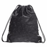 Skull Drawstring Backpack Travel Women Backpacks Shoulder Bag Unisex