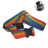 Adjustable Password Lock Luggage Strap Multicolor