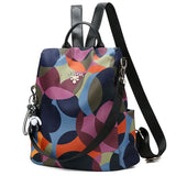 Women's Anti-Theft Backpack Nylon Shoulder Bags Large Bagpack