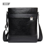 TIGERTOWN Men's Leather Messenger Shoulder Bag Briefcase