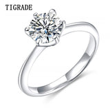 925 Silver Wedding Ring Hearts Arrows Bague Femme Argent 925