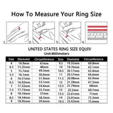 925 Silver Wedding Ring Hearts Arrows Bague Femme Argent 925
