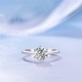 925 Silver Wedding Ring Hearts Arrows Bague Femme Argent 925
