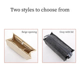 Felt Tote Bag Organizer Insert Zipper Handbag Shaper