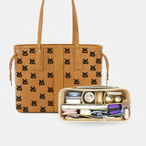 Felt Tote Handbag Organizer Makeup Storage Base Shaper