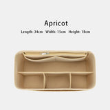 Felt Tote Handbag Organizer Makeup Storage Base Shaper