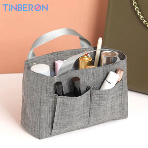 Travel Organizer Insert Bag Cosmetic Makeup Bag Toiletry Insert Storage