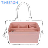 Felt Cloth Insert Bag Organizer Travel Makeup Cosmetic Inner Bag