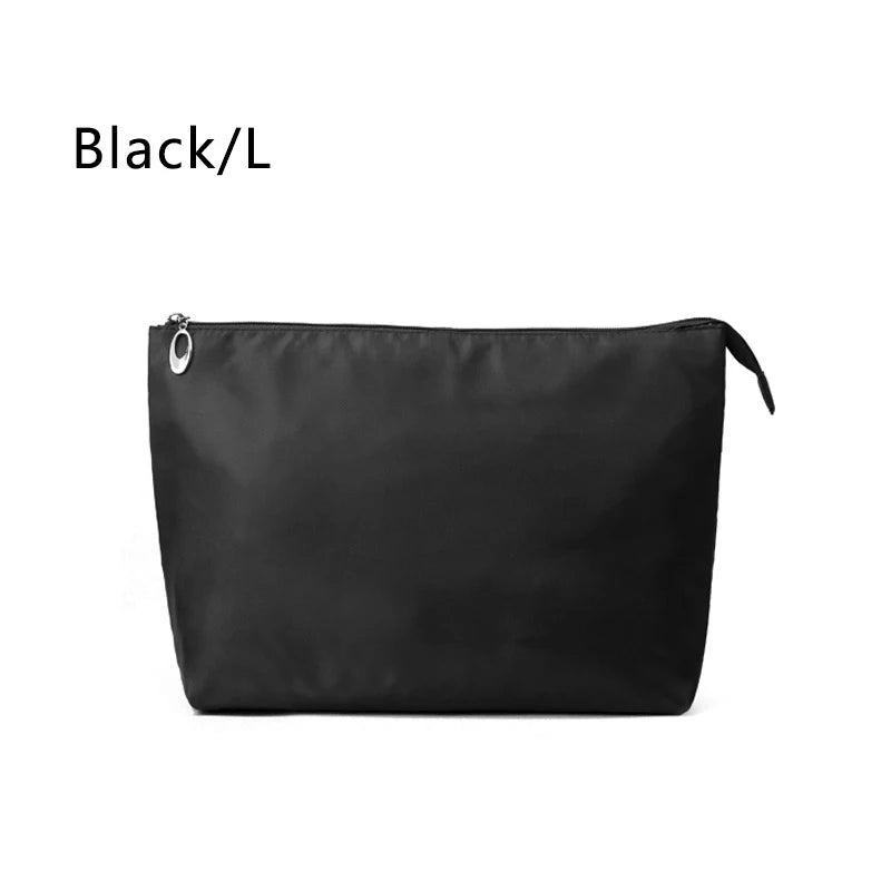 Double Layer Cosmetic Bags Waterproof Toiletry Storage Organizer