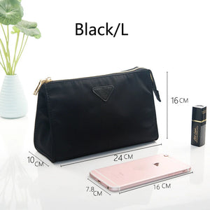 Waterproof Nylon Makeup Storage Bag for Travel Women Cosmetic B