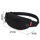 TINYA Canvas Men Fanny Pack Outdoor Sports Waist Pack Crossbody Phone Pouch Bag