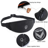 Canvas Waist Bag Man Belt Pouch Foldable Men's Wallet Crossbody Bags