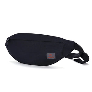 Canvas Waist Pack Bag Travel Hip Bum Bag Red