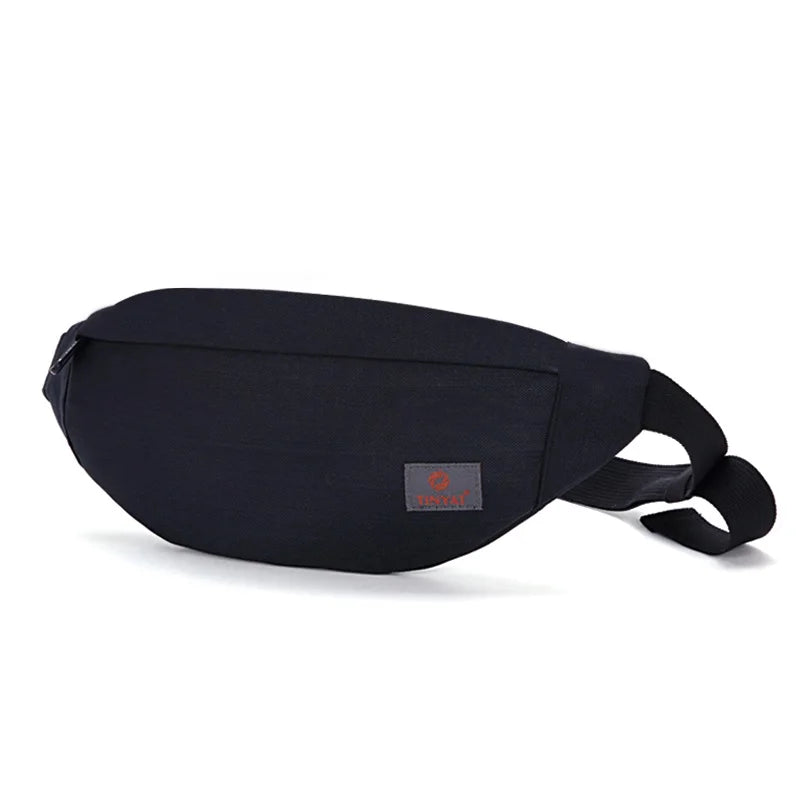 Canvas Waist Pack Bag Travel Hip Bum Bag Red