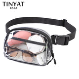 Clear Waist Bag Women Purse Large Phone Fanny Pack Sports Travel Ladies Belt Bag