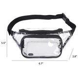 Clear Waist Bag Women Purse Large Phone Fanny Pack Sports Travel Ladies Belt Bag
