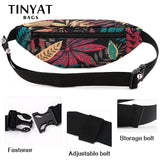 Canvas Banana Bag Travel Waist Bag For Girl