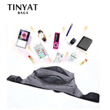 Men Grey Waist Bag Pack Casual Functional Phone Money Belt Fanny Travel Hip