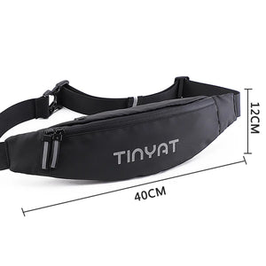 Men Waist Bag Purse Casual Phone Belt Bag Canvas Travel Fanny Bag Hip