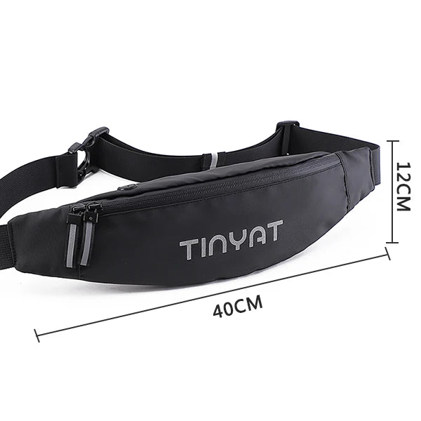 Men Waist Bag Phone Belt Pouch Canvas Travel Fanny Bag Hip 5 Pockets