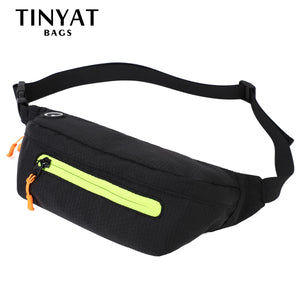 Men Waist Bag pack Purse Casual Phone Belt Bag Pouch Canvas Travel Hip
