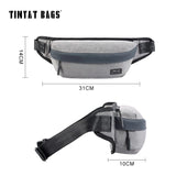 Canvas Shoulder Waist Bag for Men Women
