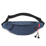 Large Waist Bag Pack Purse Canvas Travel Phone Fanny Banana Bag Hip 4 Pockets