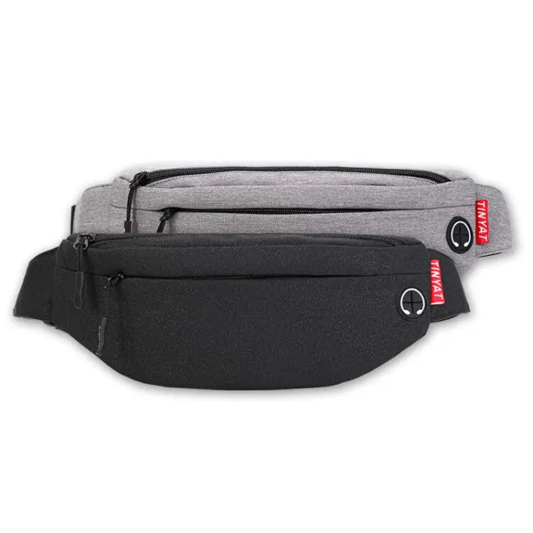 Men Waist Bag Pack Purse Casual Large Phone Belt Bag Pouch