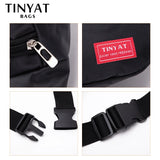 Canvas Waist Bag Pack Purse Large Phone Travel Fanny Hip 3 Pockets