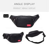 Canvas Waist Bag Pack Purse Large Phone Travel Fanny Hip 3 Pockets