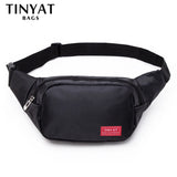 Canvas Waist Bag Pack Purse Large Phone Travel Fanny Hip 3 Pockets