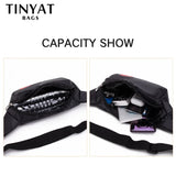 Canvas Waist Bag Pack Purse Large Phone Travel Fanny Hip 3 Pockets