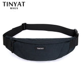 Canvas Waist Bag Waterproof Travel Phone Belt Pouch Men Women Casual Pack