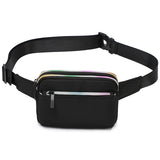 Men Women Waist Bag pack Purse Casual Large Phone Belt Bag Pouch Canvas Travel P
