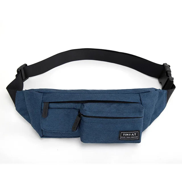 Men Women Waist Bag Pack Belt Phone Money Light Belt Bag Travel Casual Pouch