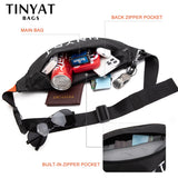 Men's Belt Bag Functional Waist Pack Canvas Pouch