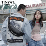 Men's Belt Bag Functional Waist Pack Canvas Pouch