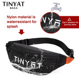 Men's Belt Bag Functional Waist Pack Canvas Pouch