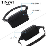 Waterproof Waist Bag Pack Phone Purse Travel Large Belt Bag Pouch