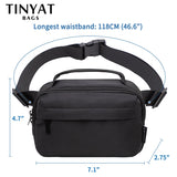 Waterproof Waist Bag Large Phone Purse Travel Money Pouch Fanny Pack