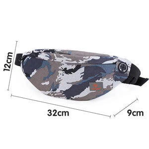 Camouflage Waist Bag Night Glow Phone Money Bag