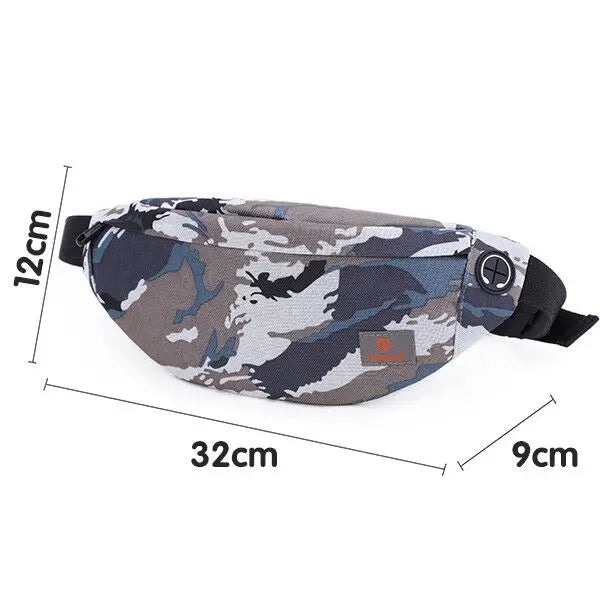 Camouflage Waist Bag Night Glow Phone Money Bag