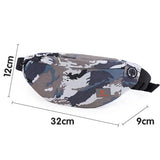 Camouflage Waist Bag Night Glow Phone Money Bag