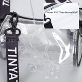 Mini Transparent Women Shoulder Bags PVC Clear Messenger Bags