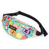 TINYAT Colorful Waist Bag Fanny Pack Outdoor Running Banana Belt Bag